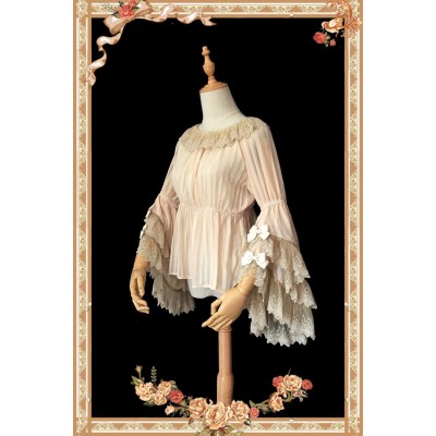 Infanta Fairytown Ball Bell Sleeved Blouse(3 Colours)